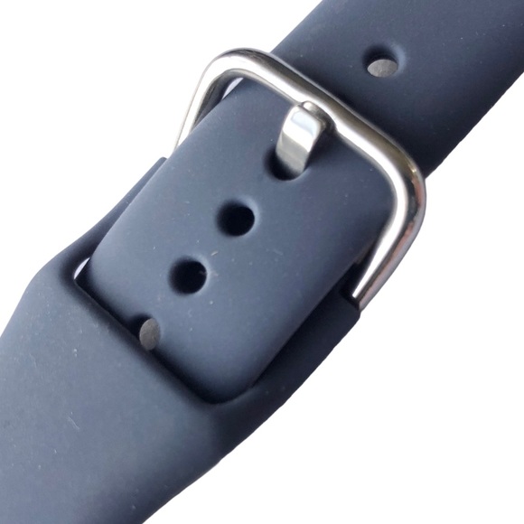 5/$20 NEW Blue Grey Silicone Sport Band Apple Watch 38/40/41mm M/L - Picture 5 of 8